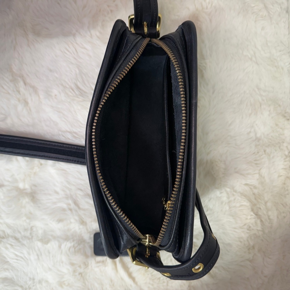 Vintage Coach Legacy 9167 Black Glove Tanned Leather Top of the Counter bag NYC - Picture 10 of 15